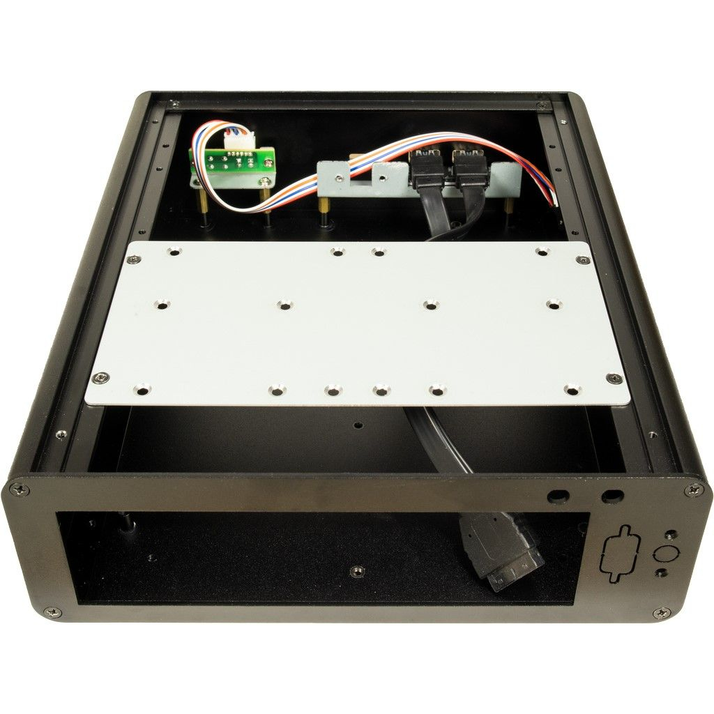 Inter-Tech IP-60 IPC Gehäuse USFF Mini-ITX Aluminium Schwarz