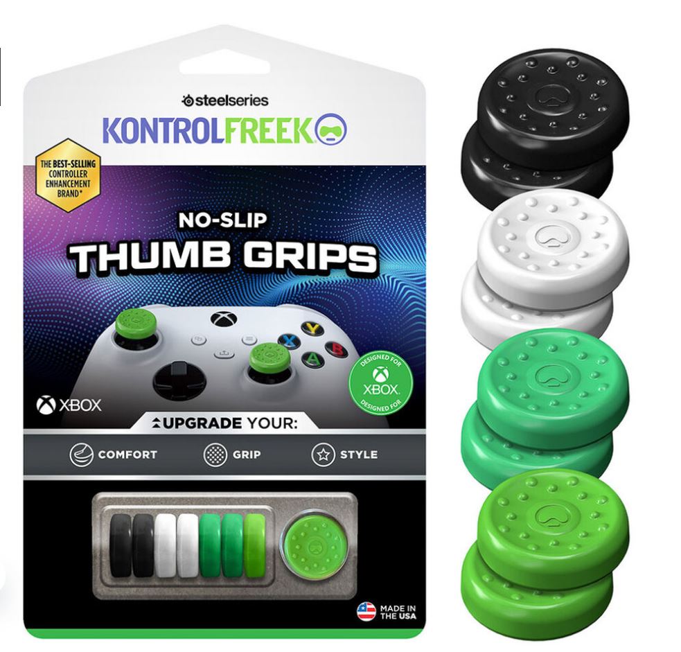 SteelSeries No-Slip Thumbgrip 8-pack - XBX (1020-XBX)