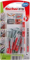 Fischer DuoPower 8 x 40 S K NV Dübelset 40 mm 534998 1 Set (534998)
