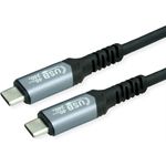 VALUE USB4 Gen3x2 40Git/s Kabel C-C ST/ST 240W 1m (11.99.9086)