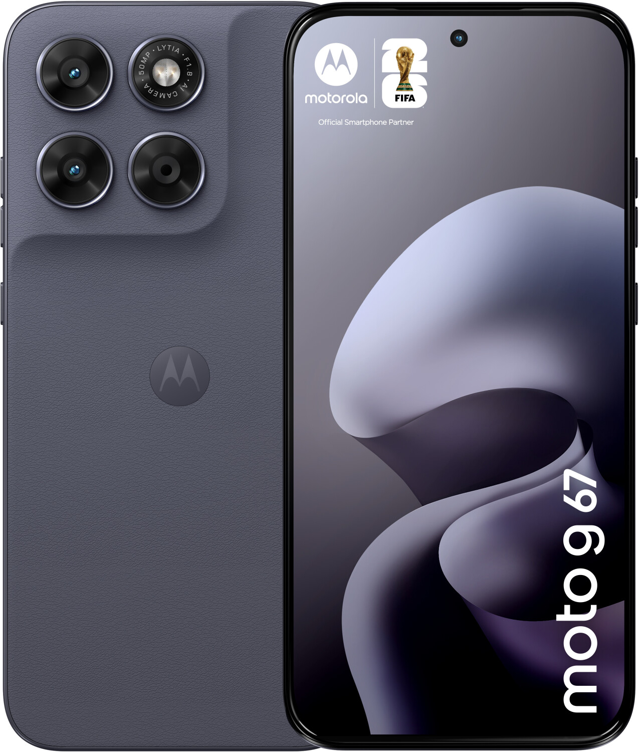 Motorola Moto G67 5G Smartphone 6,8" AMOLED 8 GB RAM 256 GB 50 MP Dual-Kamera 5200 mAh Android 16 Pantone Arctic Seal
