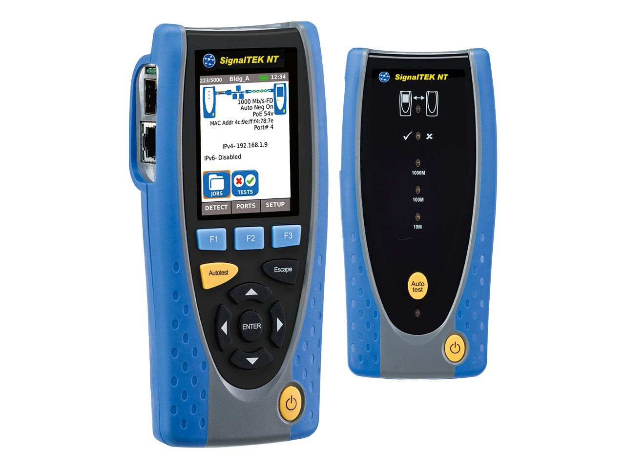 IDEAL SIGNALTEK NT PoE-Tester Blau - Grau