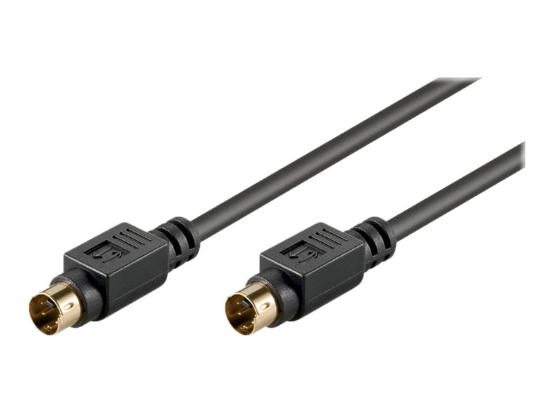 Goobay AVK 157-500 S-Videokabel 5 m S-Video (4-pin) Schwarz