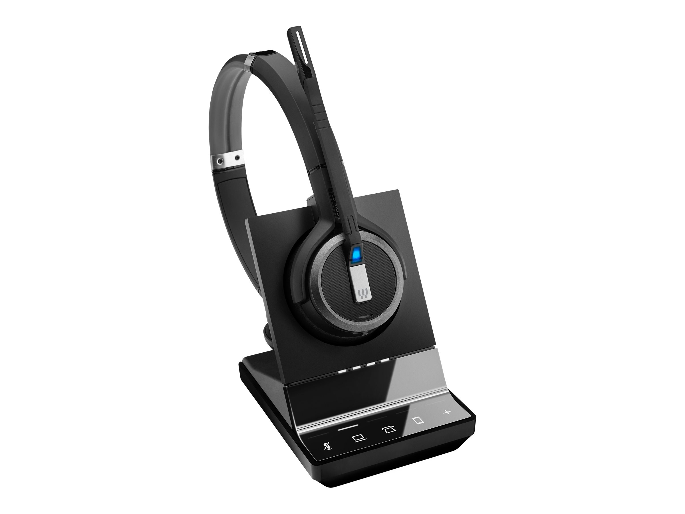 EPOS IMPACT SDW 5066 Kabelloses DECT On-Ear Headset Stereo mit Bluetooth-Dongle Schwarz
