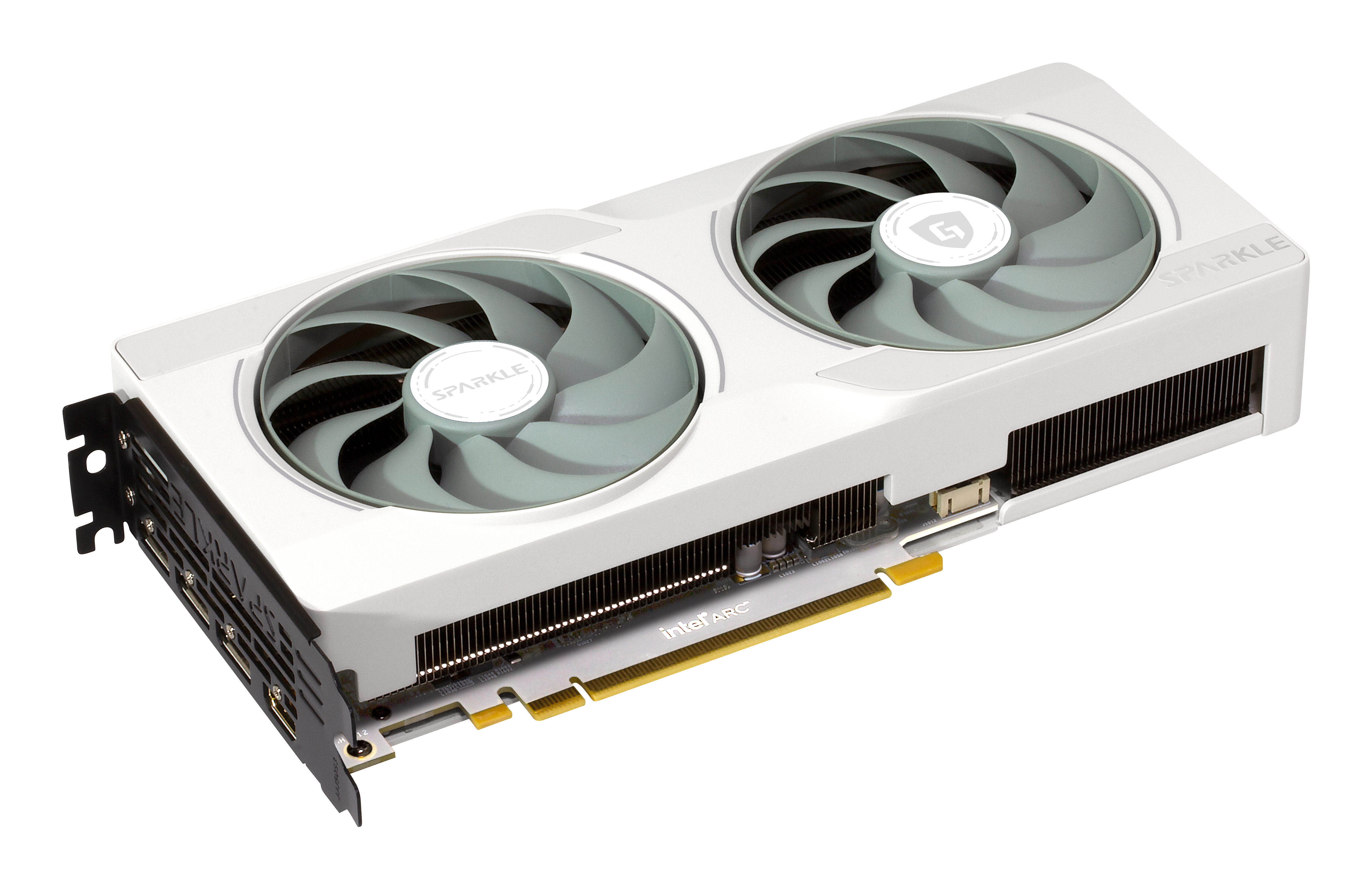 SPARKLE Intel Arc B570 Guardian Luna OC Grafikkarte 10 GB GDDR6 Weiß