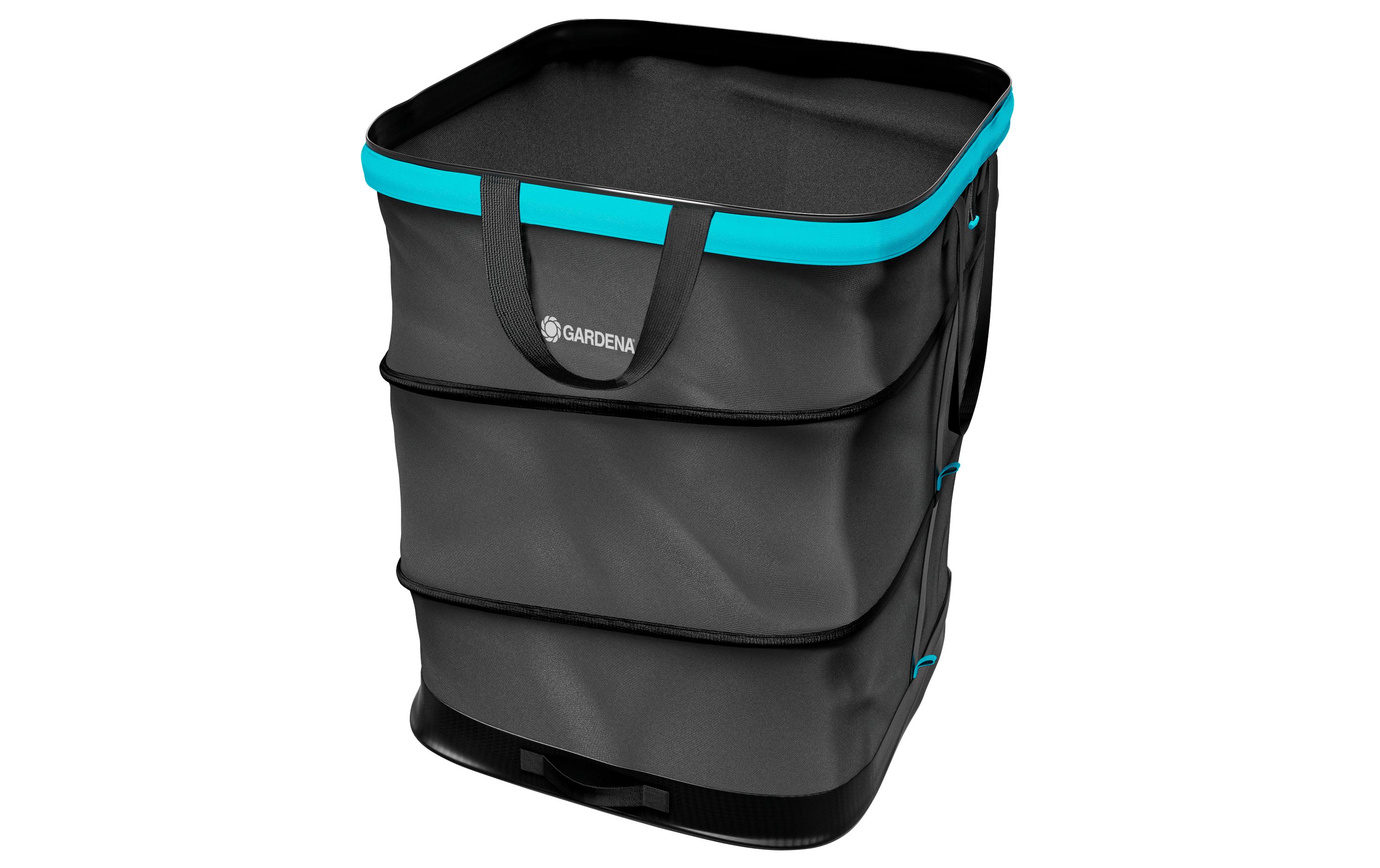 Gardena Gartenabfallsack PopUp Rechteckig 220 L Schwarz, Grün