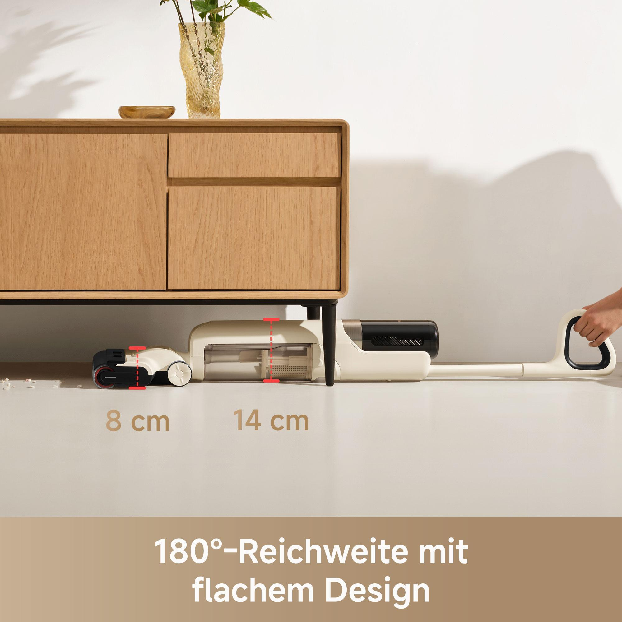 MOVA K30 Nass- und Trockensauger Akku 18000 Pa Schwarz, Weiß
