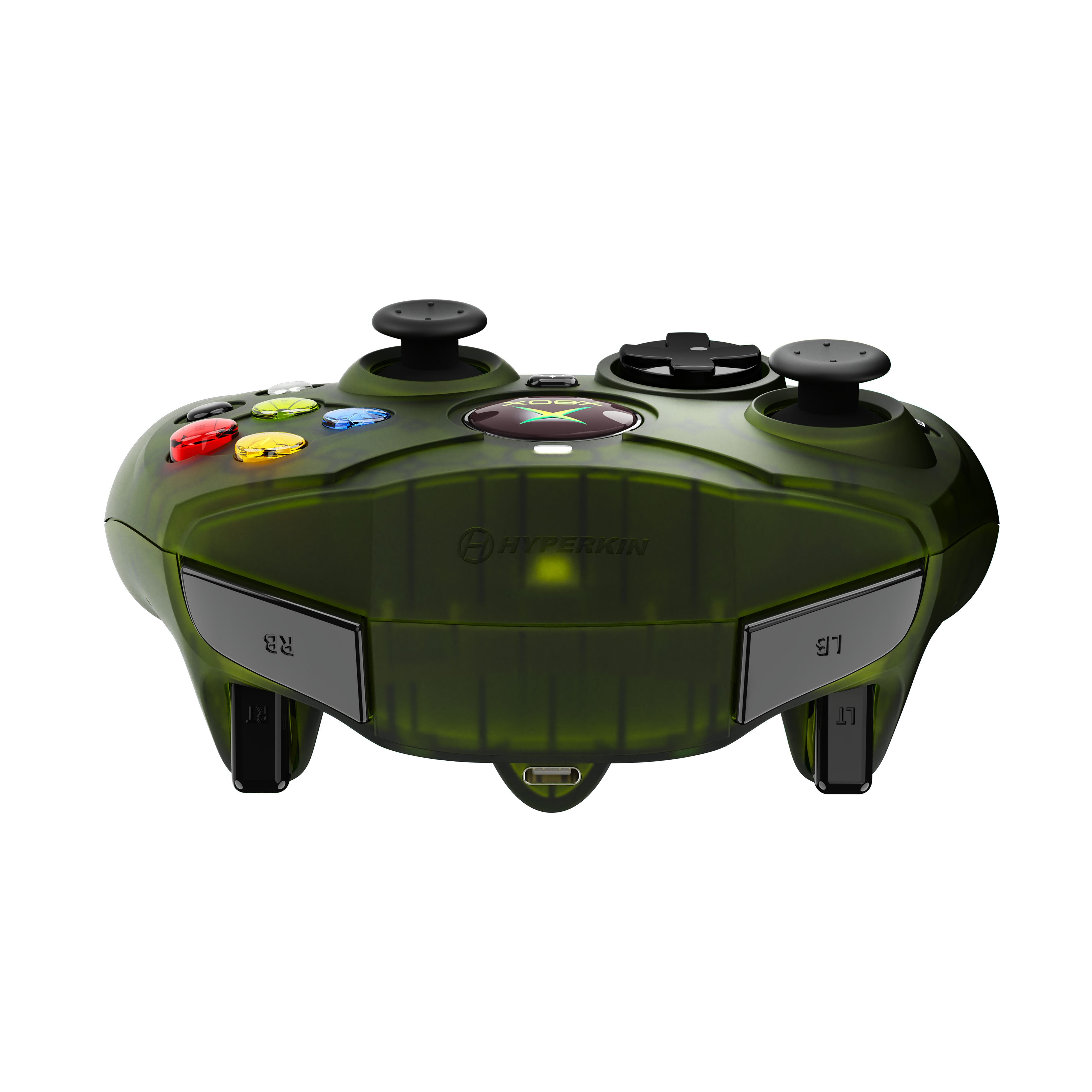 Hyperkin DuchesS kabelgebundener Controller für Xbox Grün, Transparent
