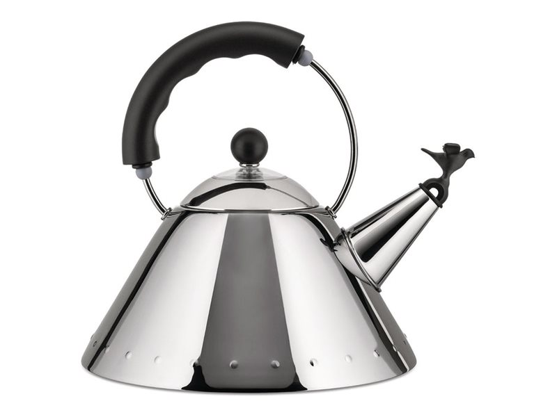 ALESSI Design Michael Graves 9093 B Pfeifkessel 2 L Edelstahl