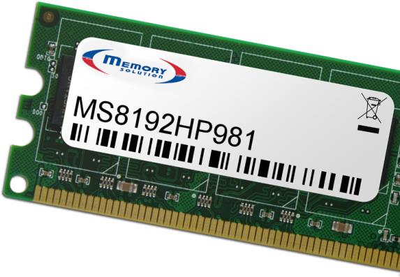 Memory Solution MS8192HP981 Speichermodul 8 GB 1 x 8 GB MS8192HP981