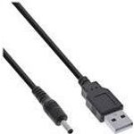 InLine Stromkabel USB (M) zu Gleichstromstecker 3,5 x 1,35 mm (M) 3 A (26806A)
