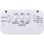 Hama RC 660 Digitale Tischuhr Weiß Rechteckig (00186321)