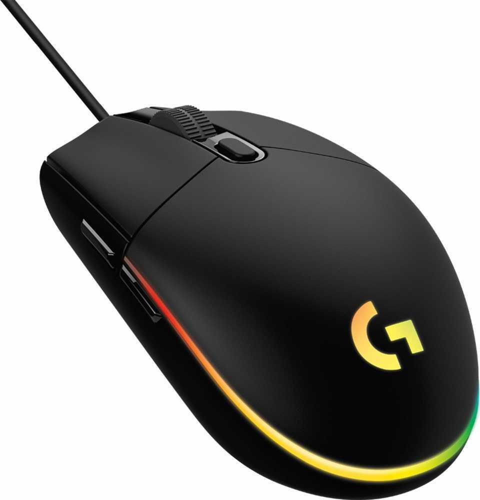 Logitech G Series G102 LIGHTSYNC Gaming-Maus 6 Tasten Schwarz