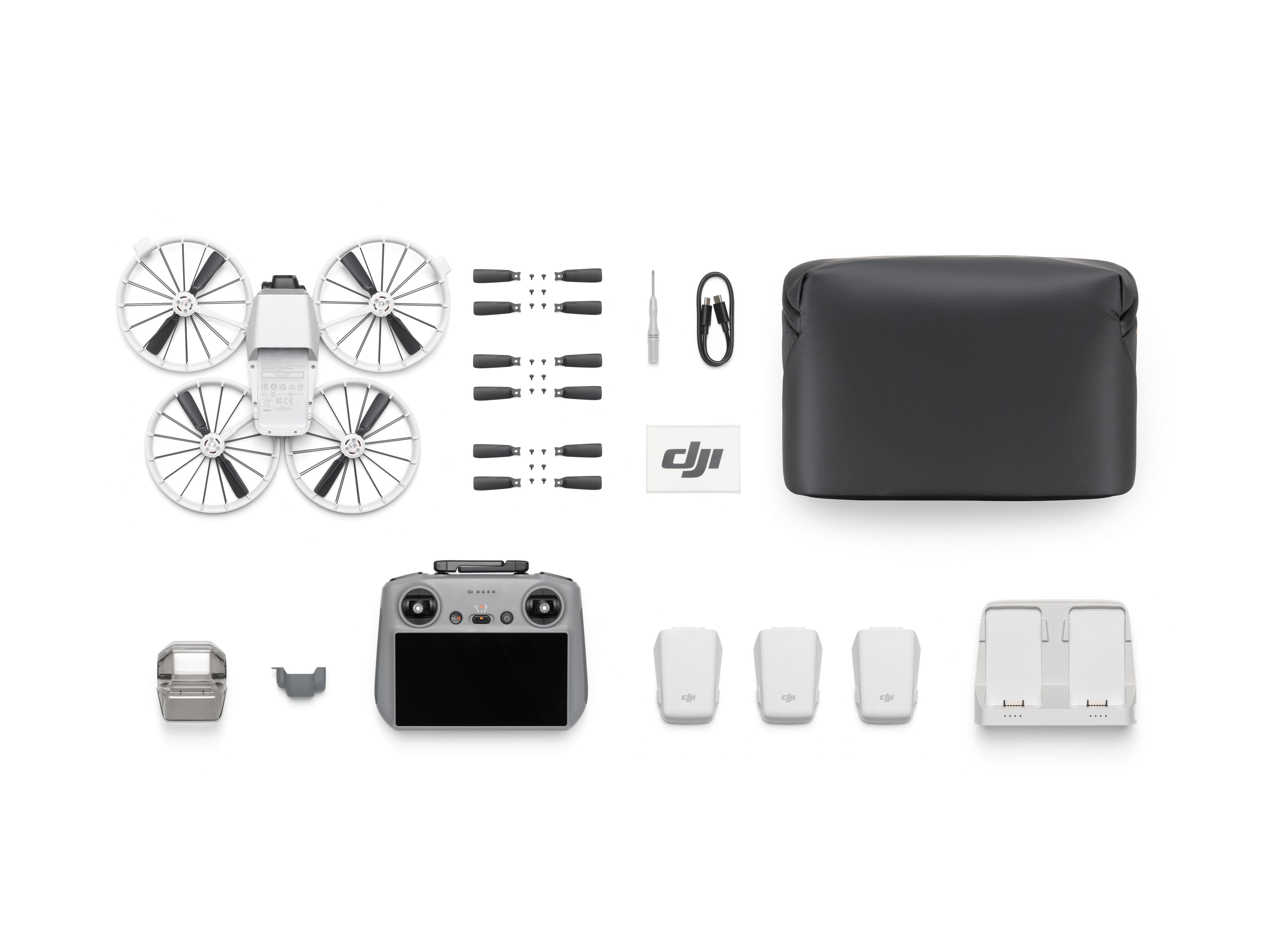 DJI Flip Fly More Combo RC 2 4K HDR Kameradrohne Schwarz