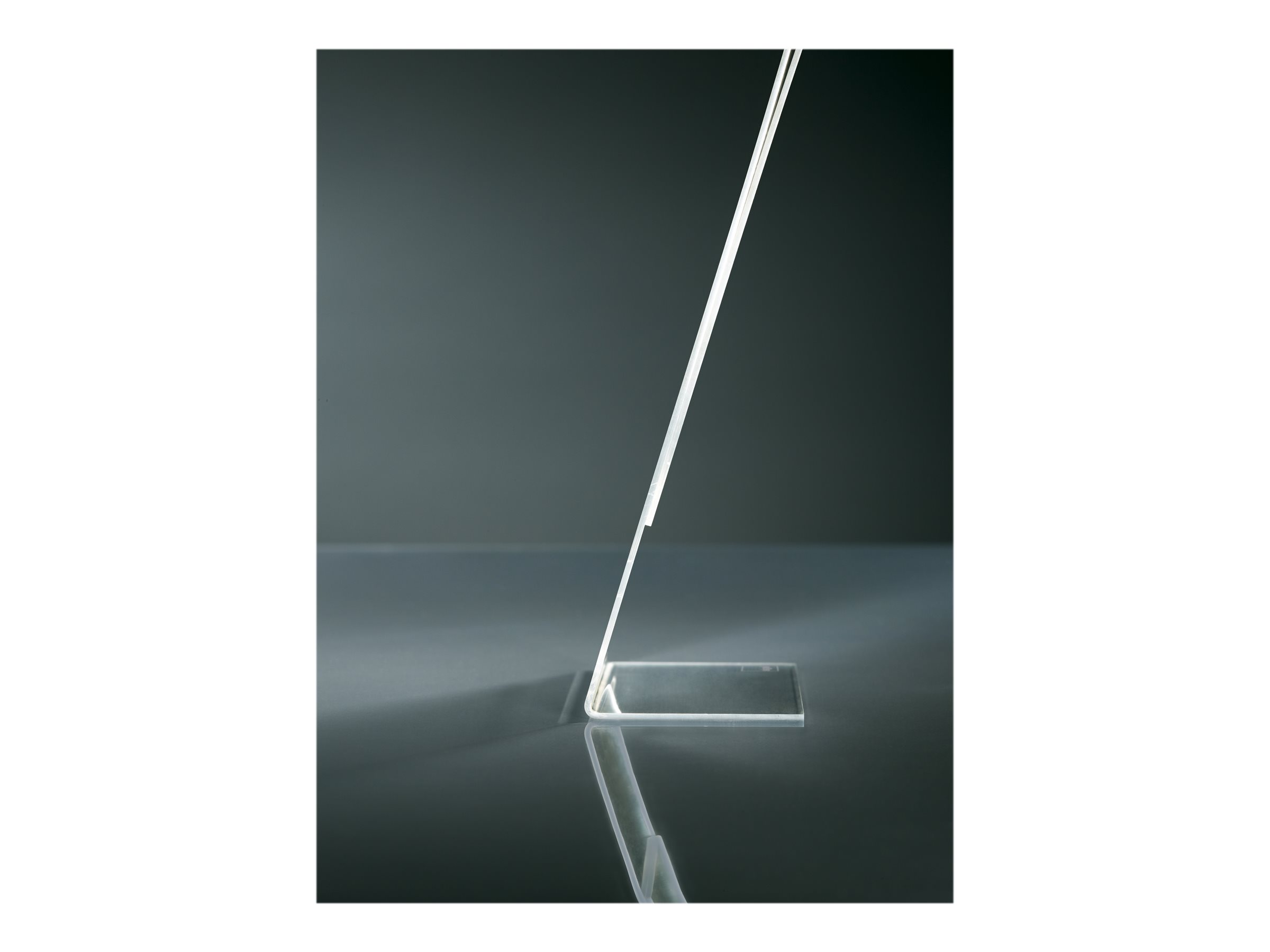 Sigel TA214 Tischaufsteller DIN A6 Acryl Schräg Transparent