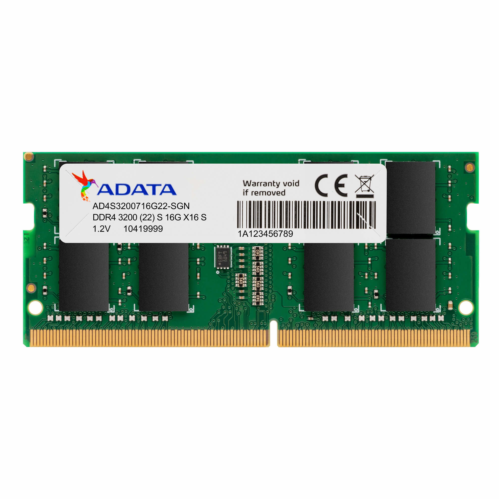ADATA Premier Series AD4S32008G22-SGN 8 GB RAM DDR4 SO-DIMM 3200 MT/s Grün