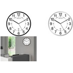 UNiLUX Wanduhr/Funkuhr "MAXI WAVE", Durchm.: 400 mm, schwarz funkgesteuert, große Zahlen für gute Lesbarkeit - 1 Stück (400094564)