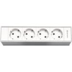 Kindermann Module holder 4-fold, 4 x mains, x empty (7449000204)