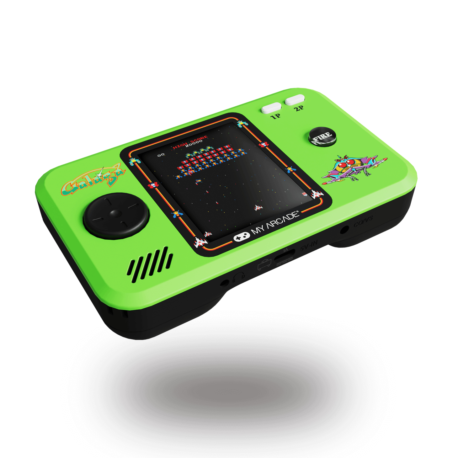 dreamGEAR My Arcade Pocket Player Pro Galaga Tragbare Spielkonsole 2.75" Mehrfarbig