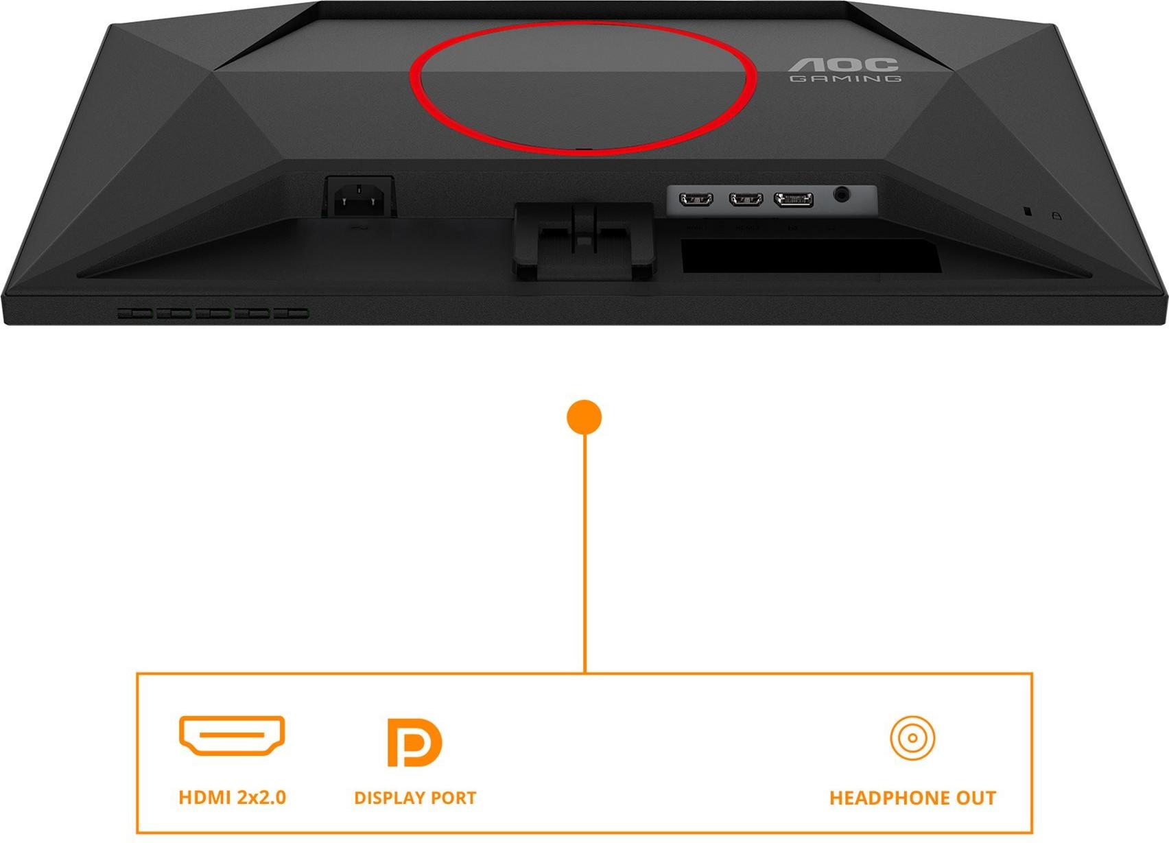 AOC Gaming 25G4SRE 24.5" Full HD Fast IPS 310 Hz Schwarz, Rot