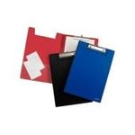 LEITZ Klemmbrett-Mappe, DIN A4, PP-Folie, blau Einband aus Pappe, mit Klemm-Mechanik, Innentasche im (3960-00-35)