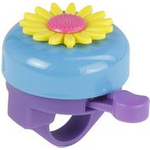 FISCHER Fahrradlenker-Klingel Blume, sortiert Glockengehäuse mit 80 mm Durchmesser, mit Halterung, - 1 Stück (85831)