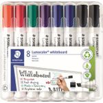 8 STAEDTLER 351 B WP8X Whiteboard-Marker farbsortiert 2,0 - 5,0 mm (351 BWP8X)