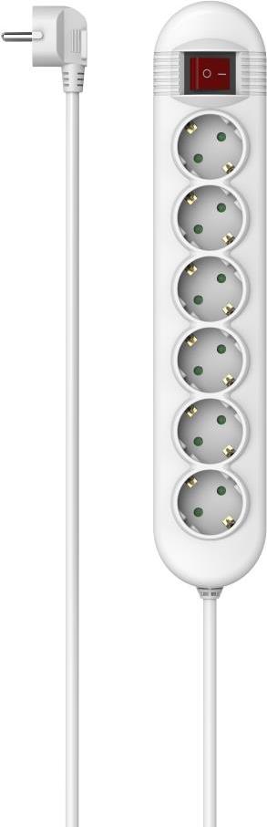 Hama 00223023 Intelligente Steckerleiste 6 AC-Ausgänge 1,4 m (00223023)