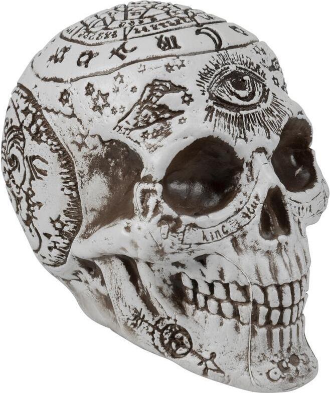 EUROPALMS Halloween Totenkopf, mystisch, 12x10x18cm (83316140)