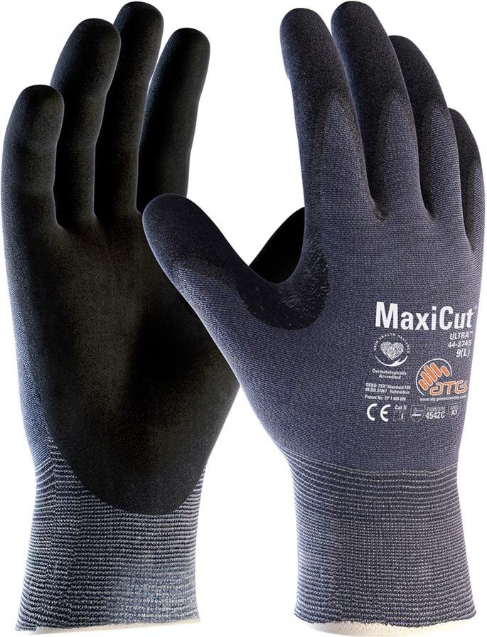 atg Schnittschutzhandschuh MaxiCut Ultra G.08 grau/schwar.CE CAT2 (2495-08)