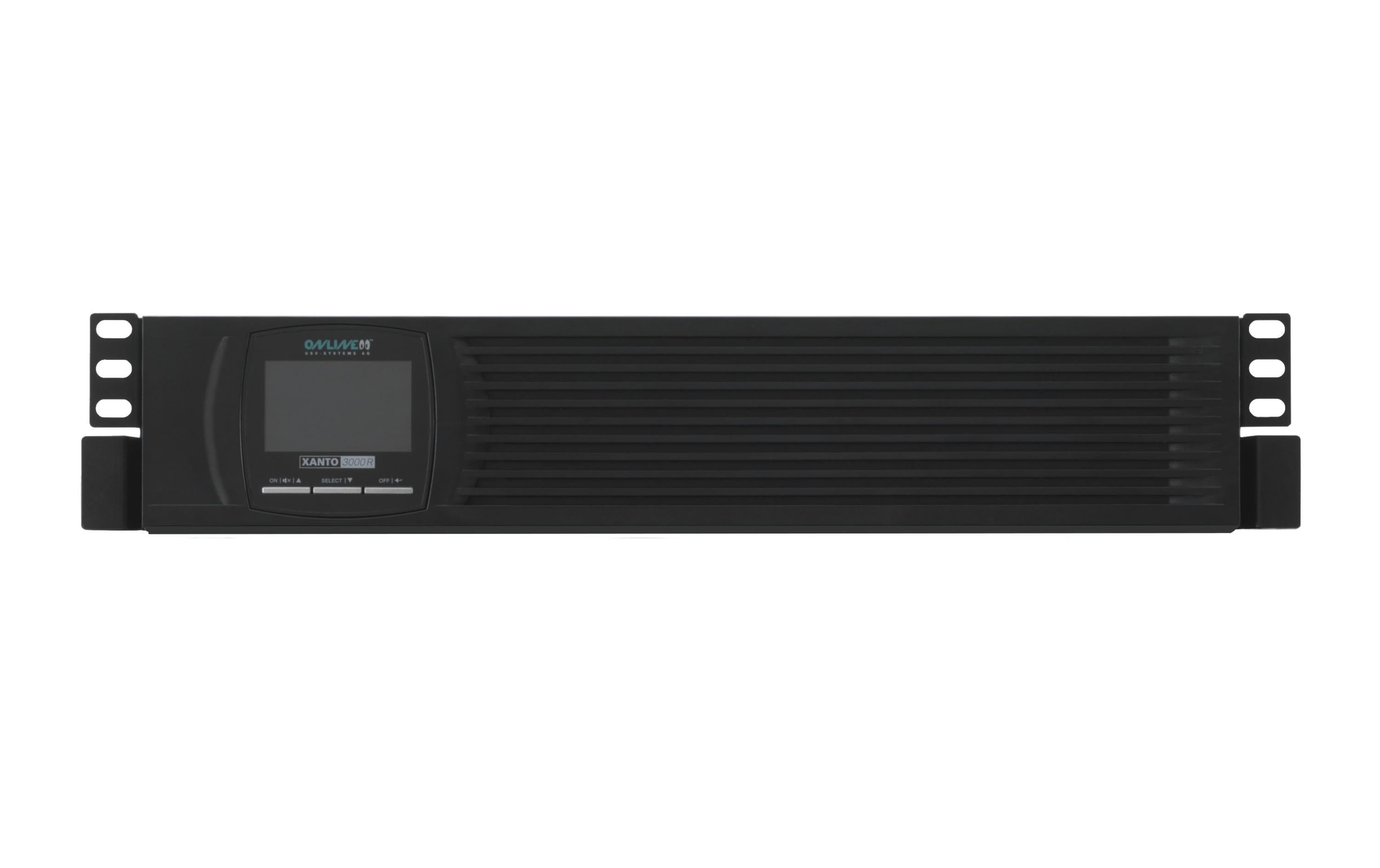Online USV-Systeme XANTO 3000R USV 3000 VA / 3000 W Doppelwandler 2U Schwarz