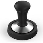 Xavax Tamping-Set, Tamper 58 mm, Edelstahl, mit Tampermatte, rutschfest, Schwarz (00111285)