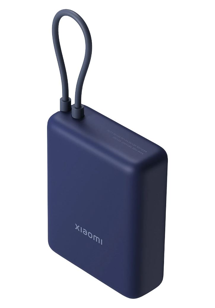 Xiaomi Powerbank BHR9341GL mit integriertem USB-C Kabel 10000mAh 33W Blau