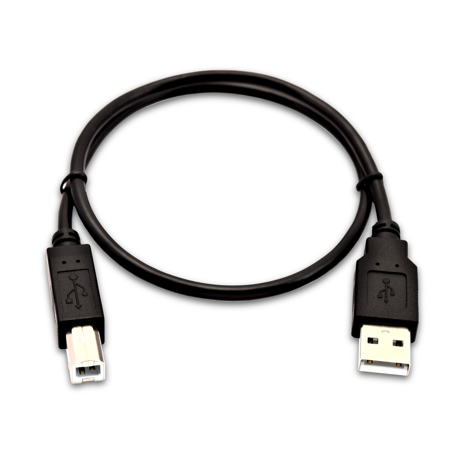 V7 USB-Kabel USB 2.0 USB A USB B 50 cm Schwarz