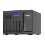QNAP TS-h886 NAS Tower Eingebauter Ethernet-Anschluss Schwarz D-1602 (TS-H886-D1602-8G)