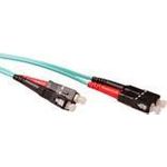 ACT 30 meter LSZH Multimode 50/125 OM3 fiber patch cable duplex with SC connectors. Sc-sc 50/125 om3 dup 30.00m (RL3630)