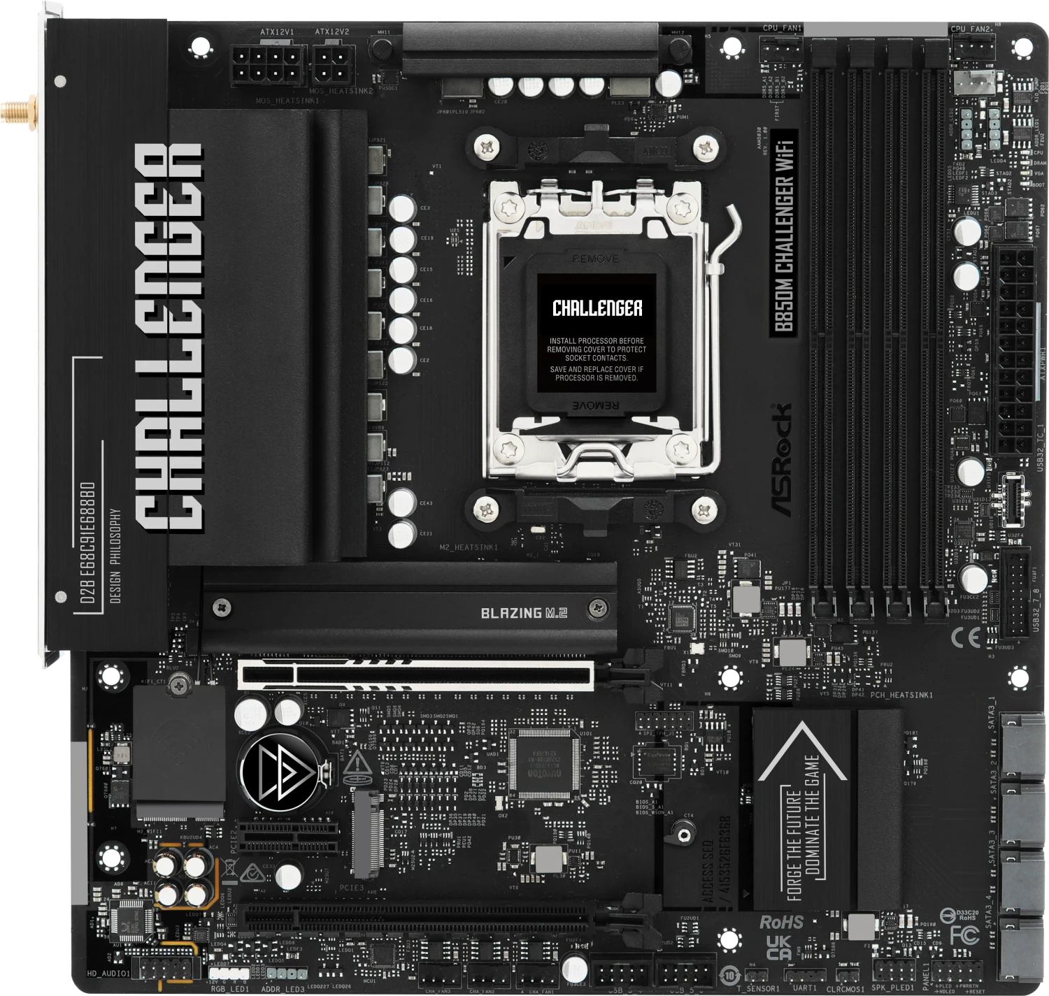 ASROCK B850M Challenger DDR5 AM5 90-MXBU30-A0UAYZ retail (90-MXBU30-A0UAYZ)