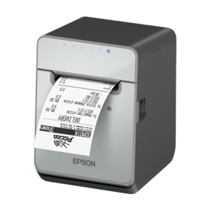 Epson TM-L100, 8 Punkte/mm (203dpi), Cutter, linerless, USB, Lightning, BT, Ethernet, schwarz Etikettendrucker, Thermodirekt, Auflösung: 8 Punkte/mm (203dpi), Medienbreite (max): 80mm, Rollendurchmesser (max.): 102mm, Geschwindigkeit (max.): 90mm/Sek., Cutter, Linerless Platen, Black Mark Sensor, USB (Typ B), Lightning, Bluetooth, Ethernet, inkl.: Netzteil, Netzkabel (UK), separat bestellen: Ladekabel, Farbe: schwarz (C31CJ52121A0)