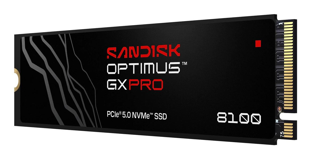 SanDisk Optimus GX PRO 8100 SSD 1 TB M.2 PCIe Gen5 NVMe