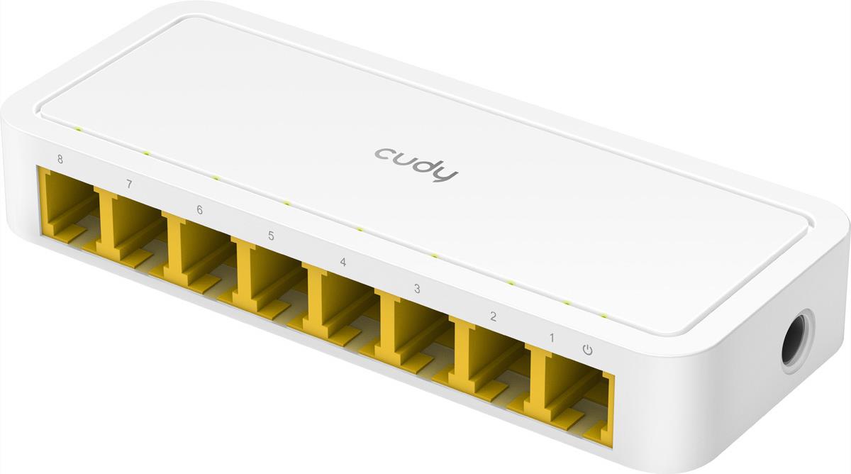 Cudy FS108D Fast-Ethernet-Switch 8 Ports Unmanaged Weiß