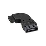 InLine® SATA Adapter Stecker/Buchse, gewinkelt rechts, zum Adaptieren (27700D)