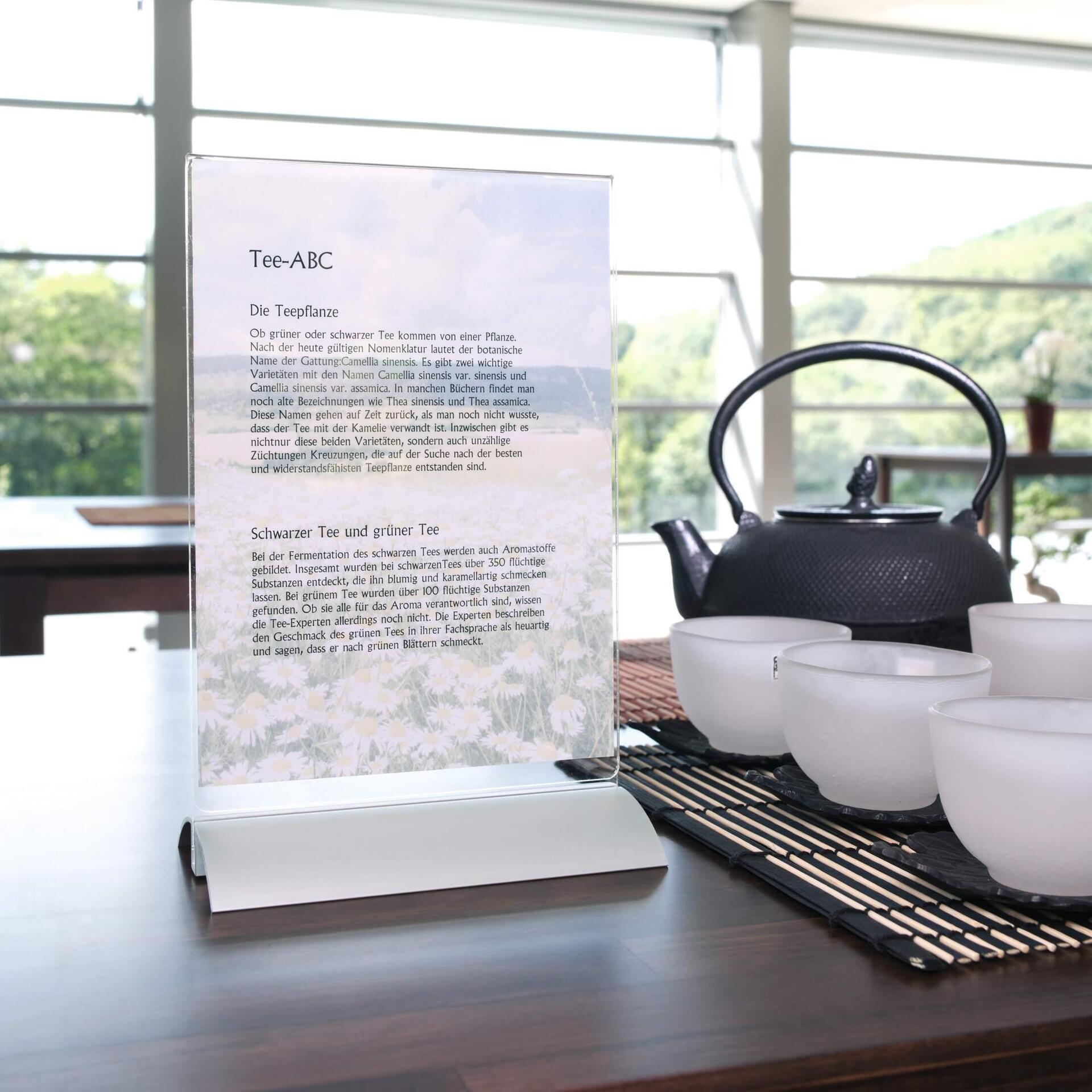 DURABLE PRESENTER A5 Tischaufsteller Transparent
