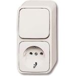 Busch-Jaeger Wechsel/Schuko-Steckdose kombiniert rws 2601/6/2300EAPW500 (2CKA001641A0235)