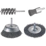 Wolfcraft Drahtbürsten-Set 2133000 1 St.