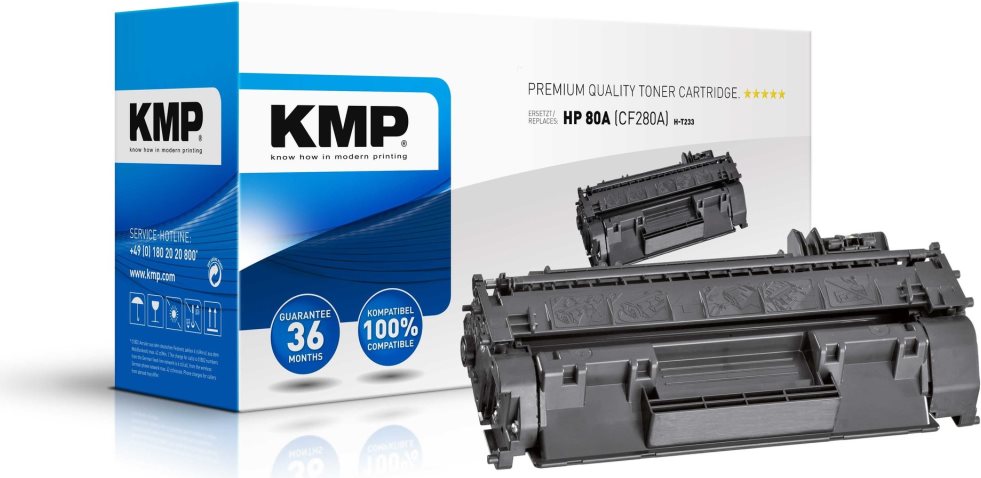 KMP H-T233 Patrone Schwarz (1235,8000)