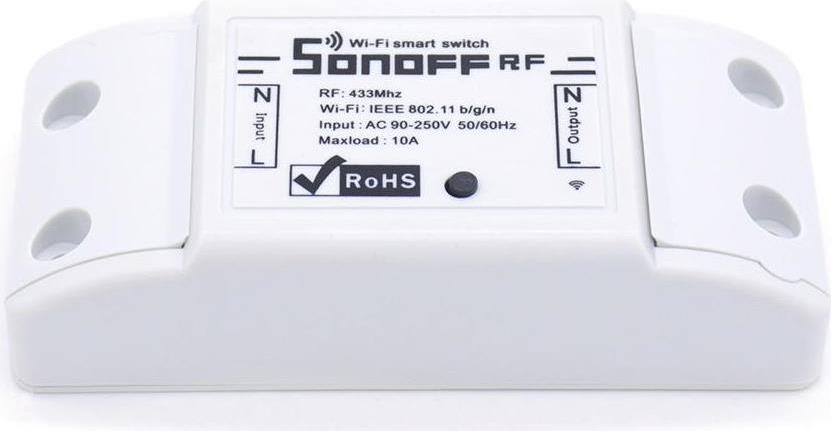 Sonoff RF R2 1-Kanal-Smart-Relais, gesteuert über WLAN + 433 MHz RF - 230 VAC 2200 W (M0802010002)