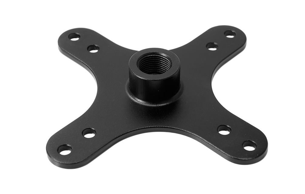 Gamber-Johnson MAX3 Device Plate 75 x 75 mm 100 x 100 mm Schwarz