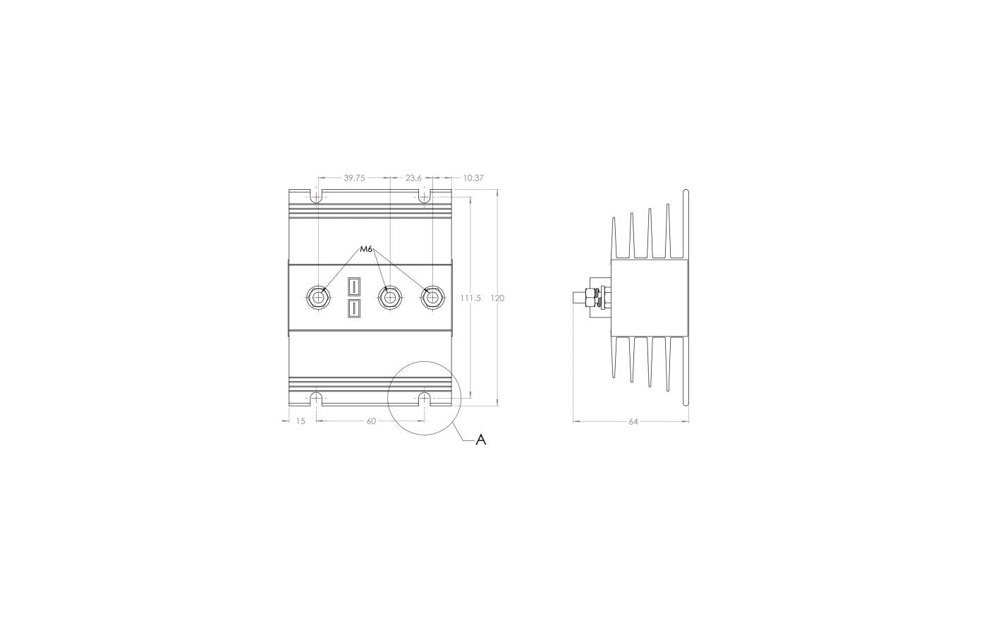 Victron Energy Argo 80-2AC Batterietrenner 80A für 2 Batterien