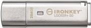 KINGSTON 256GB USB 3.2 IRONKEY LOCKER+50 AES USB W/256BIT ENCRYPTION (IKLP50/256GB)
