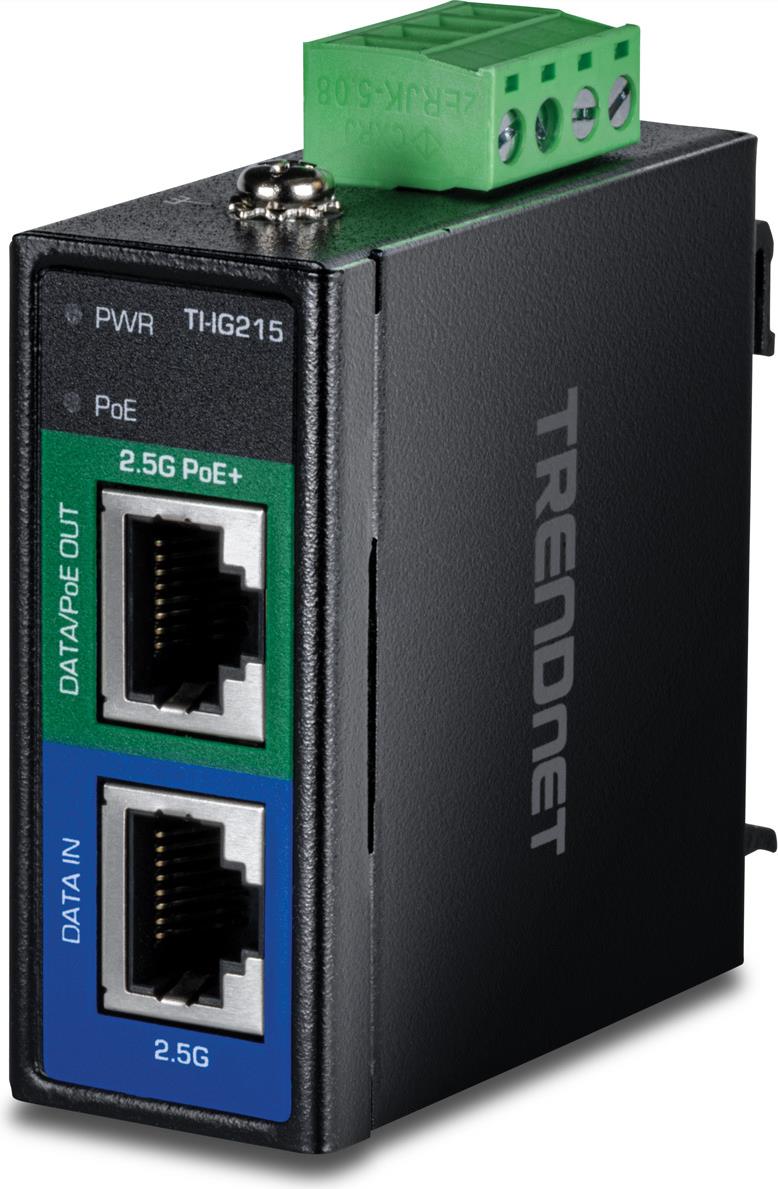 TRENDnet TI-IG215 PoE+ Injektor Industrial 2.5G (TI-IG215)
